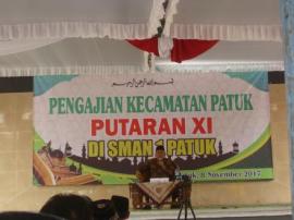 Pengajian Instansi Kecamatan Patuk Putaran XI di SMA 1 Patuk