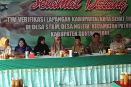 VERIFIKASI LAPANGAN KABUPATEN/KOTA SEHAT TK. PUSAT DI DESA STBM, DESA NGLEGI, KEC. PATUK, KAB. GK